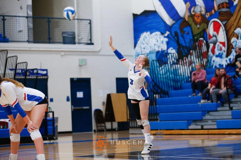 Lakeland @ Coeur d'Alene Girls Volleyball photo 33