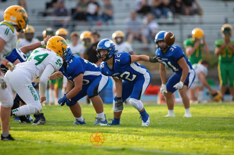 Lakeland @ Coeur d'Alene JV Football photo 3