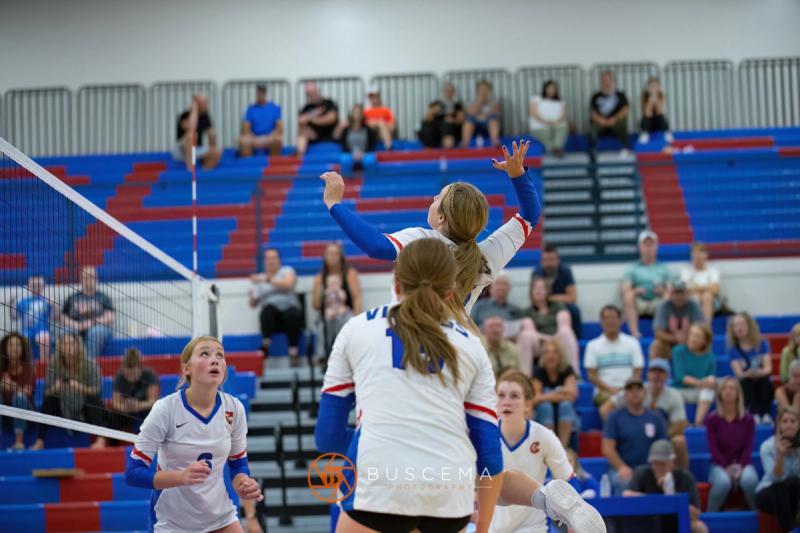 Coeur d'Alene Vikings JV Volleyball vs Post Falls Trojans 9/6/22 photo 75