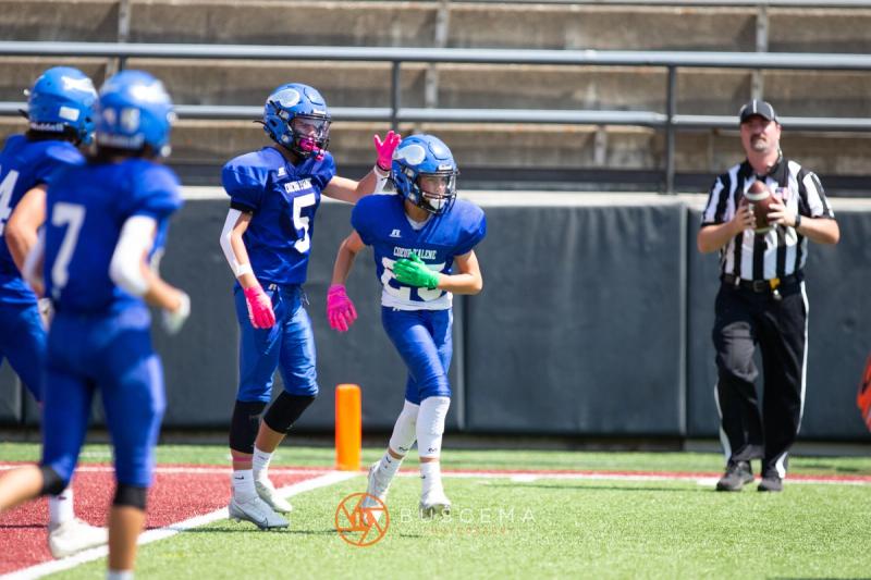 Coeur d'Alene Vikings Freshman Football vs Rigby at the University of Montana 8/19/22. photo 19