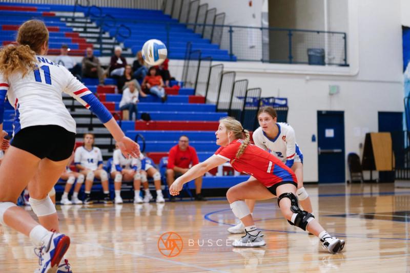 Lakeland @ Coeur d'Alene Girls Volleyball photo 41
