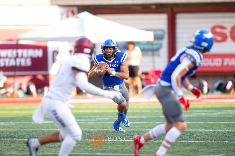 Coeur d'Alene Vikings Varsity Football vs Rigby at the University of Montana 8/19/22. photo 10