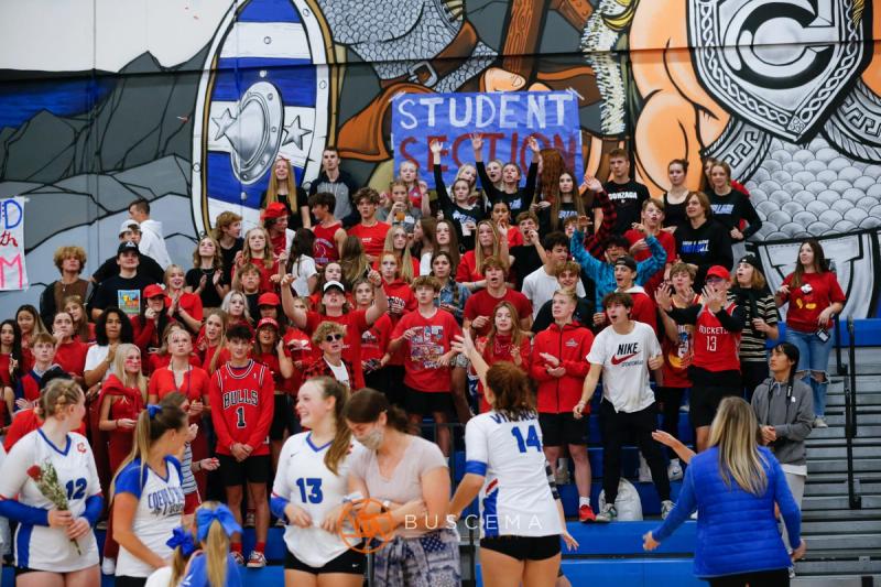 Lakeland @ Coeur d'Alene Girls Volleyball photo 30