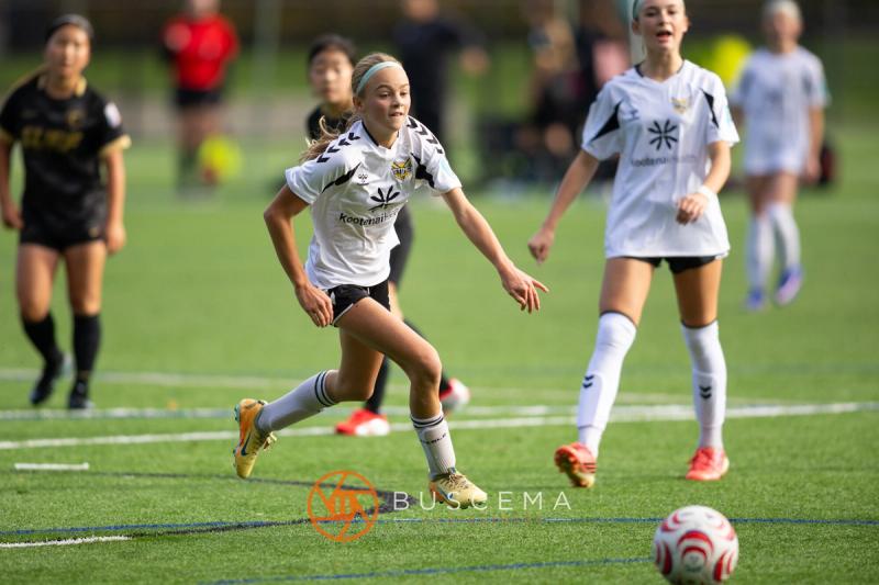 Sting 13G Academy player stepping in to win the ball