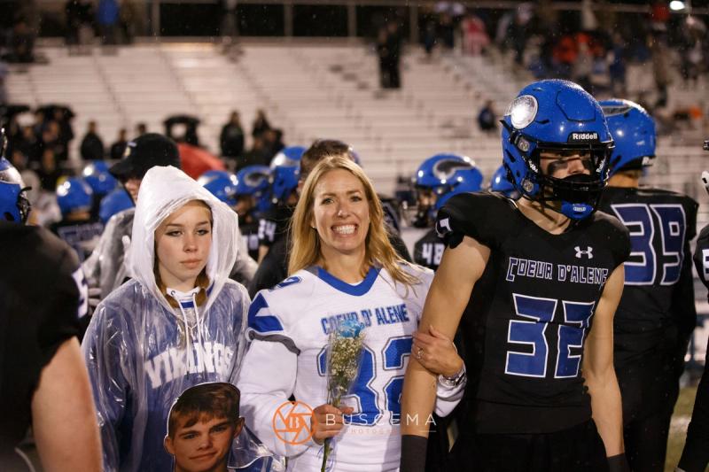 Lewiston @ Coeur d'Alene Football Senior Night photo 6