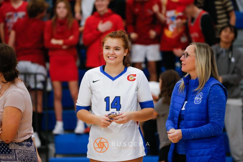 Lakeland @ Coeur d'Alene Girls Volleyball photo 29