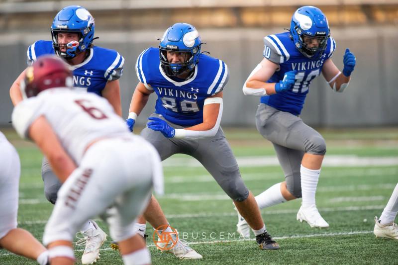 Coeur d'Alene Vikings Varsity Football vs Rigby at the University of Montana 8/19/22. photo 19