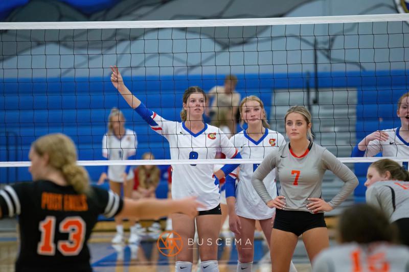 Coeur d'Alene Vikings JV Volleyball vs Post Falls Trojans 9/6/22 photo 34