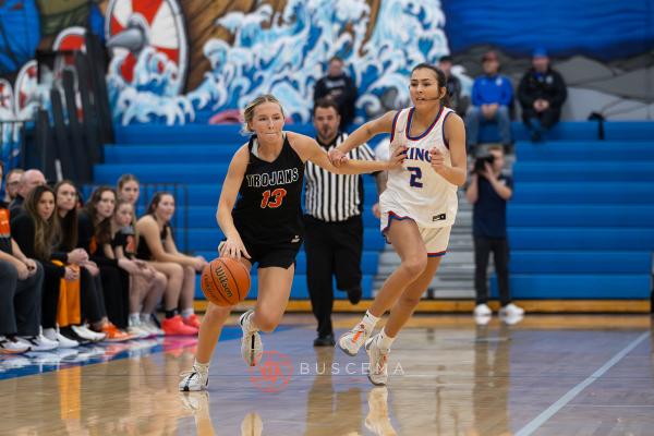 Post Falls Trojans @ Coeur d'Alene Vikings Girl's Varsity Basketball