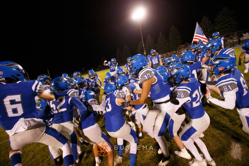 Coeur d'Alene Vikings Varsity Football vs Post Falls Trojans Homecoming photo 2