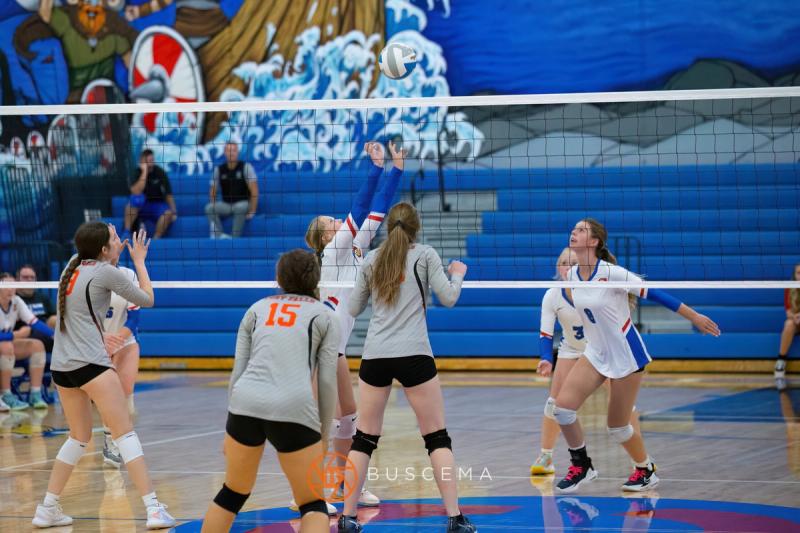 Coeur d'Alene Vikings JV Volleyball vs Post Falls Trojans 9/6/22 photo 31
