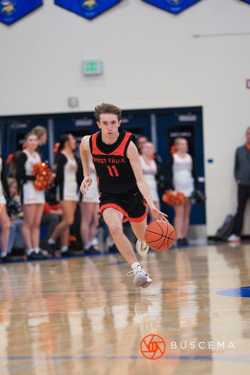 Post Falls @ Coeur d'Alene Boy's Basketball photo 26