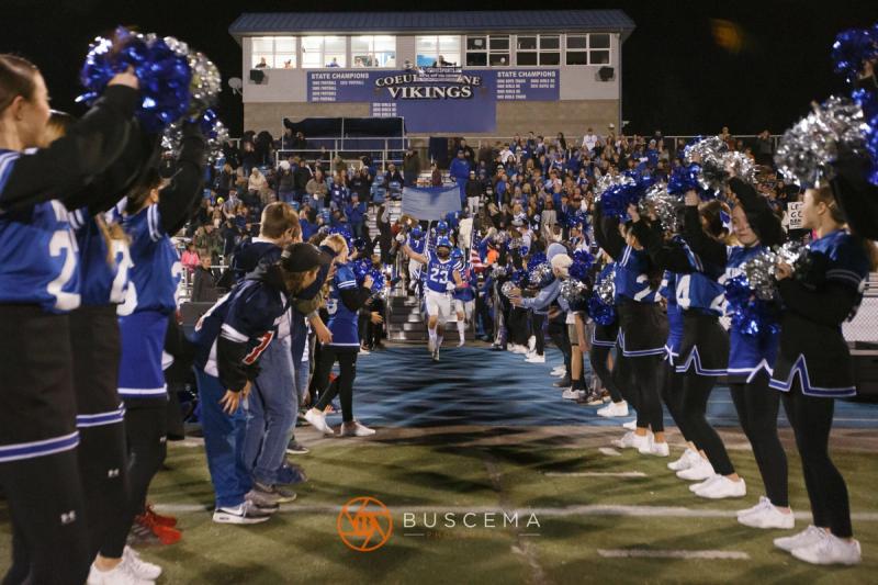 Coeur d'Alene Vikings Varsity Football vs Post Falls Trojans Homecoming photo 1