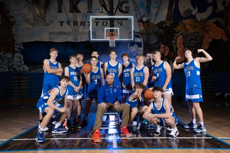 Coeur d'Alene Vikings Boy's Basketball 2022 Media Day photo 16