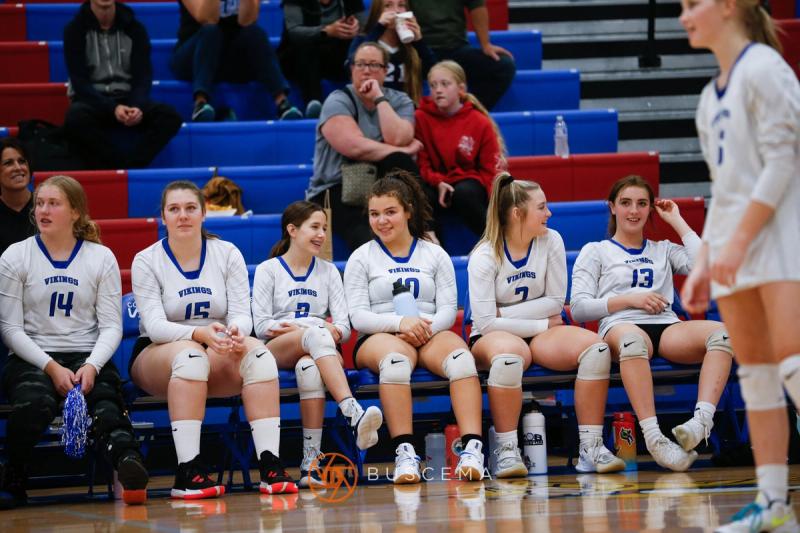 Lakeland @ Coeur d'Alene Girls JV Volleyball photo 7