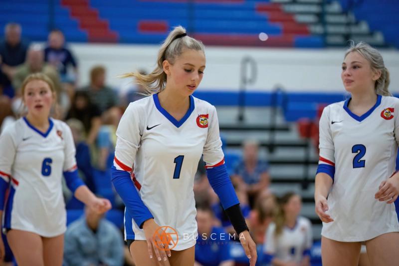 Coeur d'Alene Vikings JV Volleyball vs Post Falls Trojans 9/6/22 photo 9
