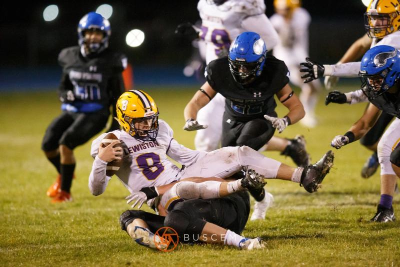 Lewiston @ Coeur d'Alene Football Senior Night photo 11