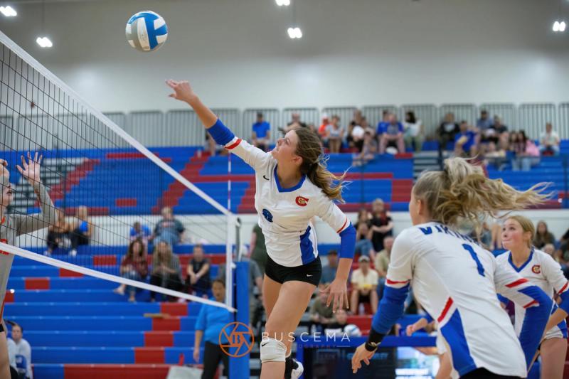 Coeur d'Alene Vikings JV Volleyball vs Post Falls Trojans 9/6/22 photo 23