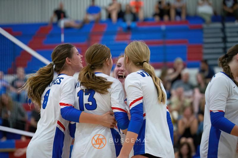 Coeur d'Alene Vikings JV Volleyball vs Post Falls Trojans 9/6/22 photo 71