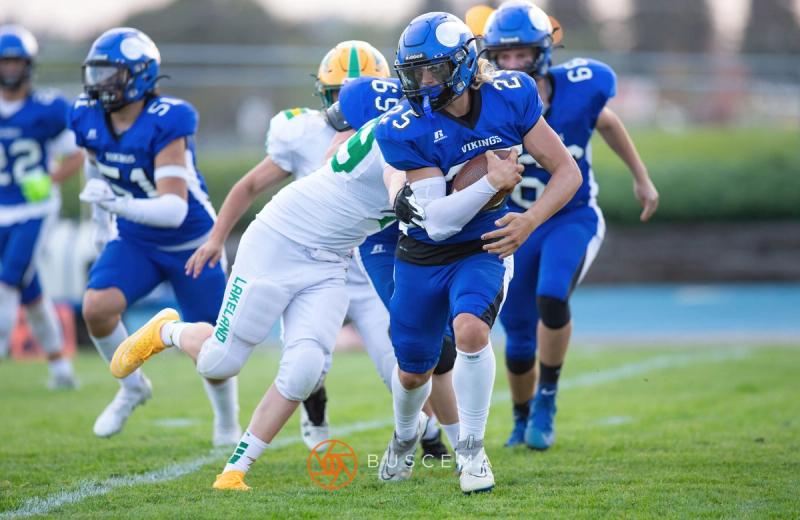 Lakeland @ Coeur d'Alene JV Football photo 14
