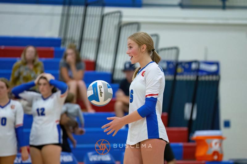 Coeur d'Alene Vikings JV Volleyball vs Post Falls Trojans 9/6/22 photo 4