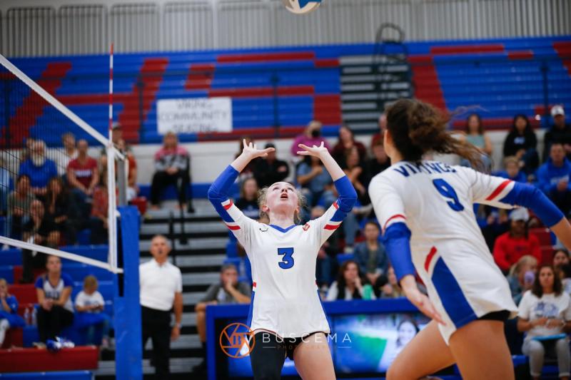 Lakeland @ Coeur d'Alene Girls Volleyball photo 46