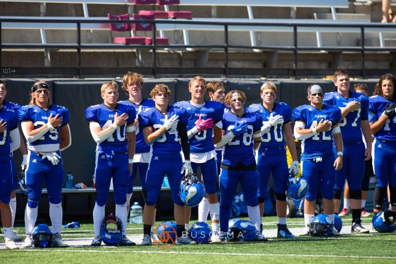 Coeur d'Alene Vikings JV Football vs Rigby at the University of Montana 8/19/22. photo 7