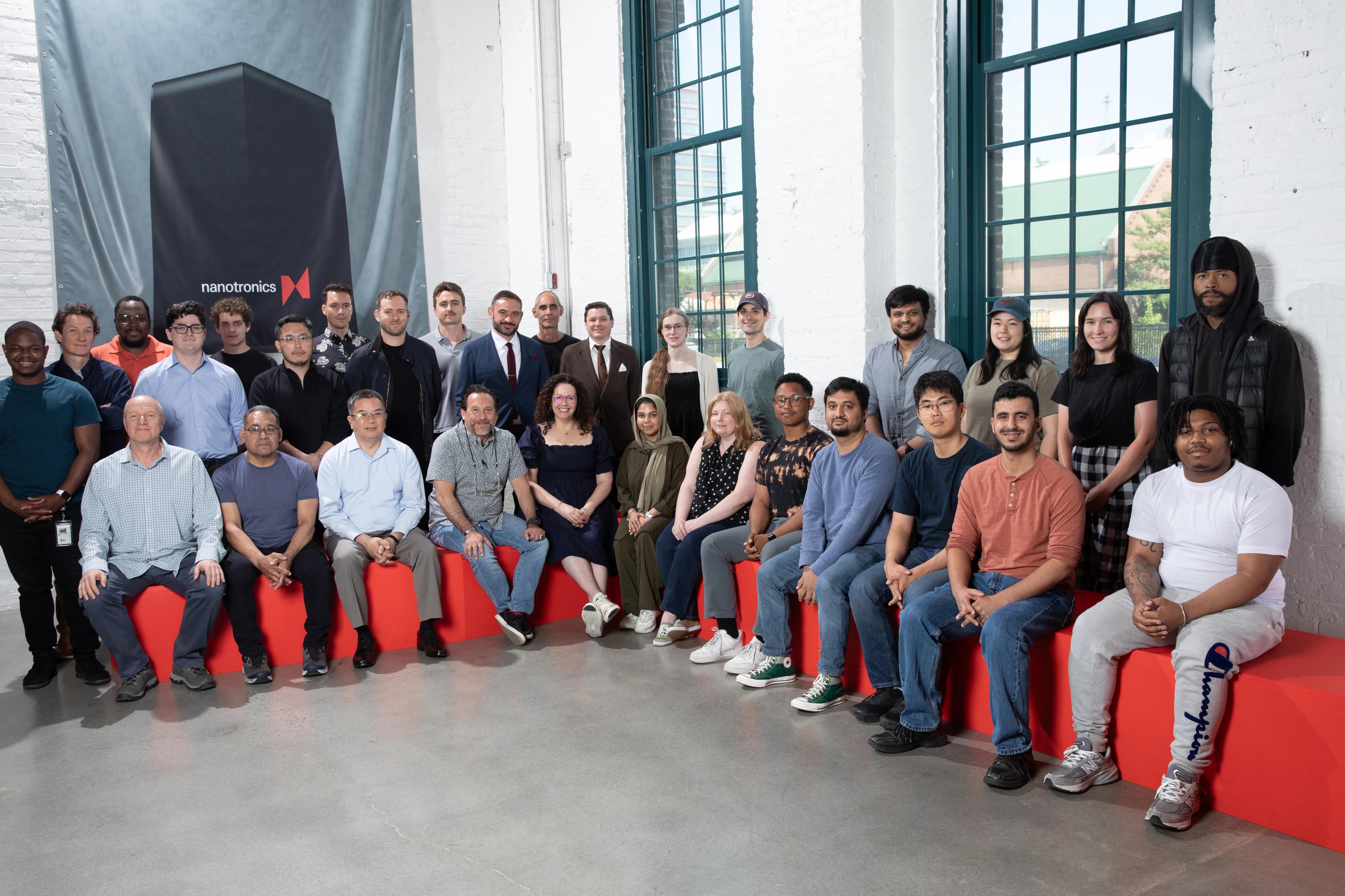 Team photo at Nanotronics headquarters in Brooklyn