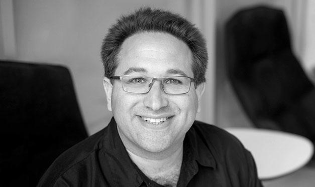 Scott Aaronson, American theoretical computer scientist and Schlumberger Centennial Chair of Computer Science at the University of Texas at Austin, recording an episode of the podcast "Utility + Function" with Nanotronics CEO Matthew Putman