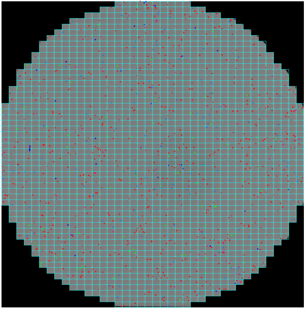 Defect Map Mosaic of 100mm SiC Epi Wafer