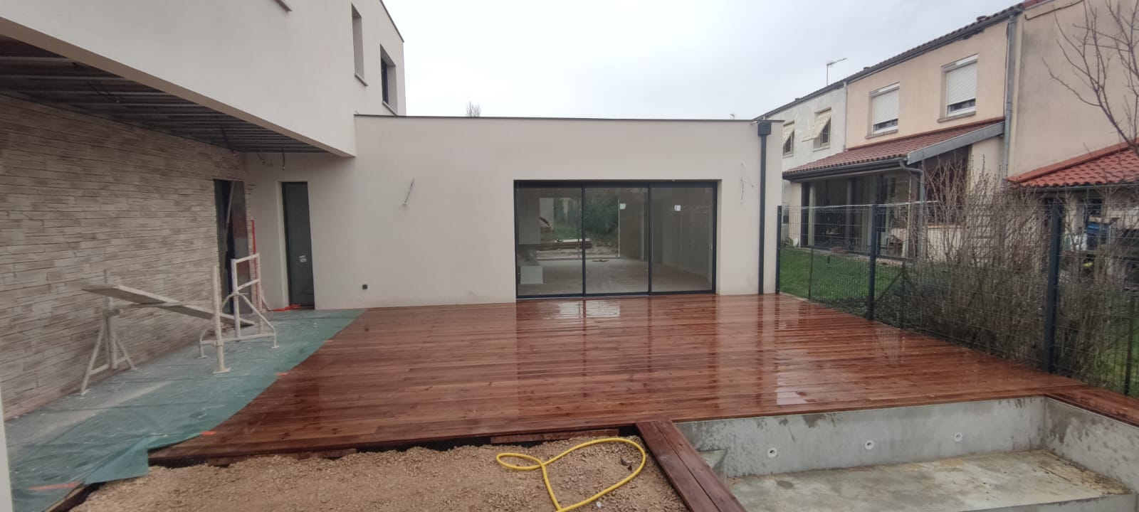 Détail Terrasse en PIN CLASSE  4