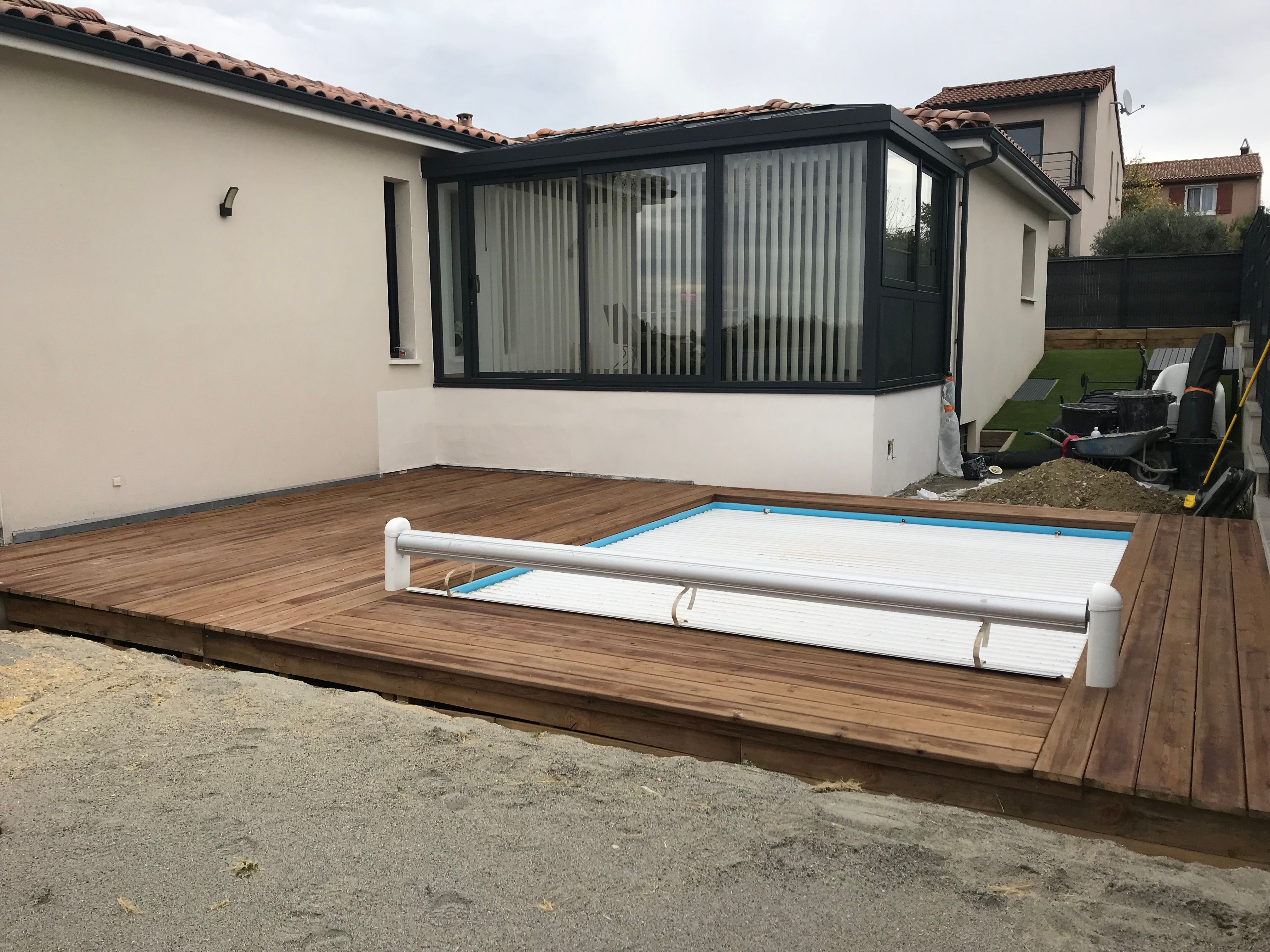 Détail Terrasse en PIN CLASSE  4