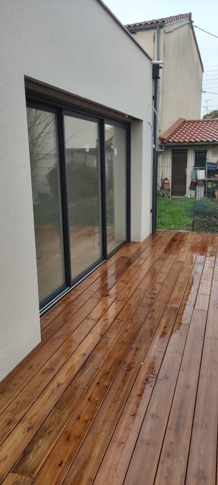 Détail Terrasse en PIN CLASSE  4