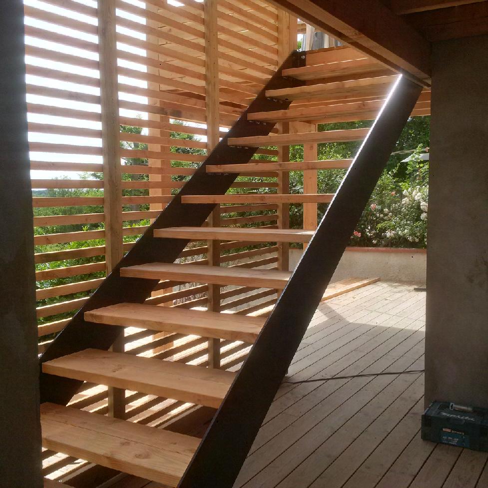 Détail Terrasse en PIN CLASSE  4