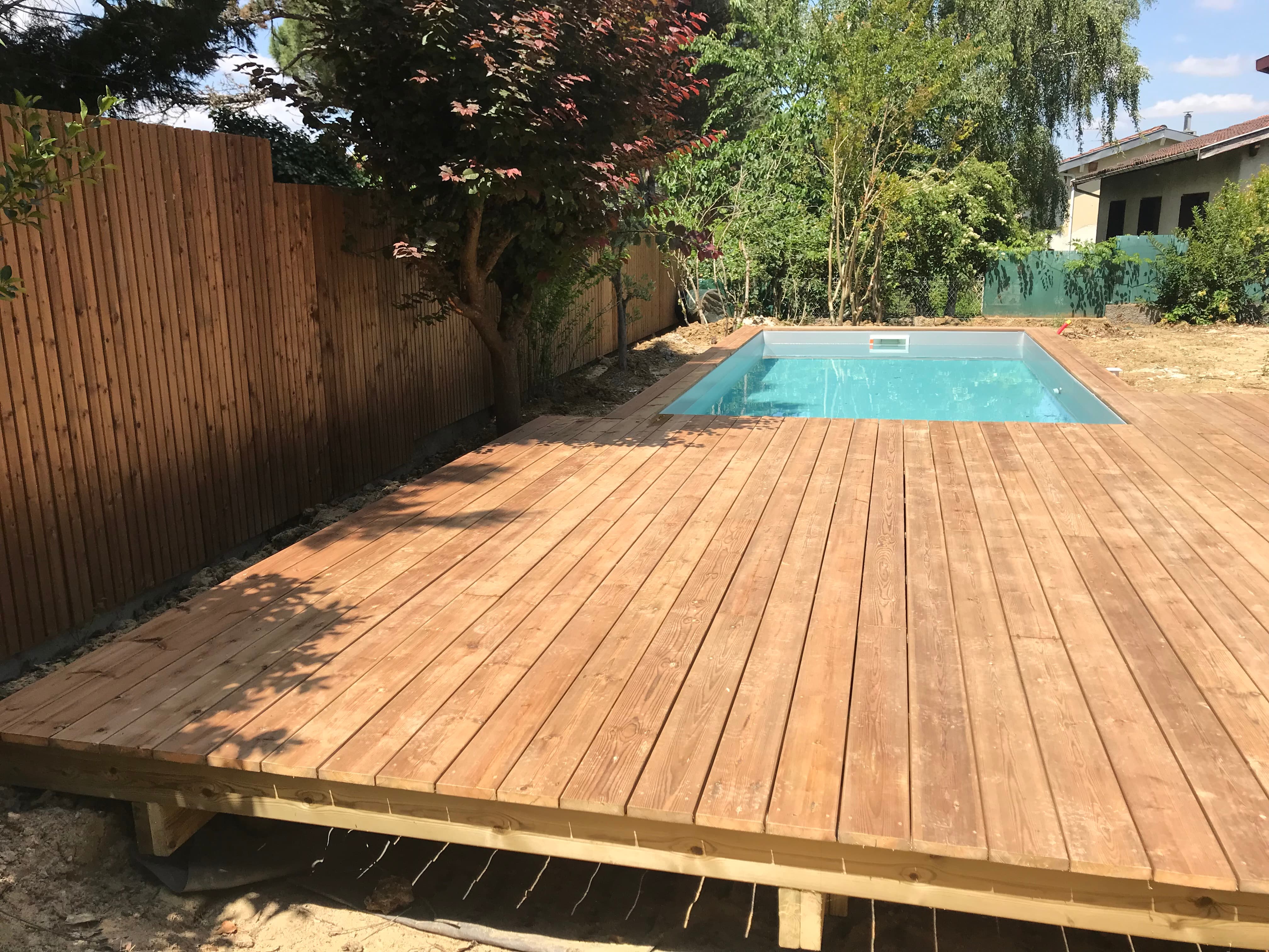 Terrasse en PIN CLASSE  4