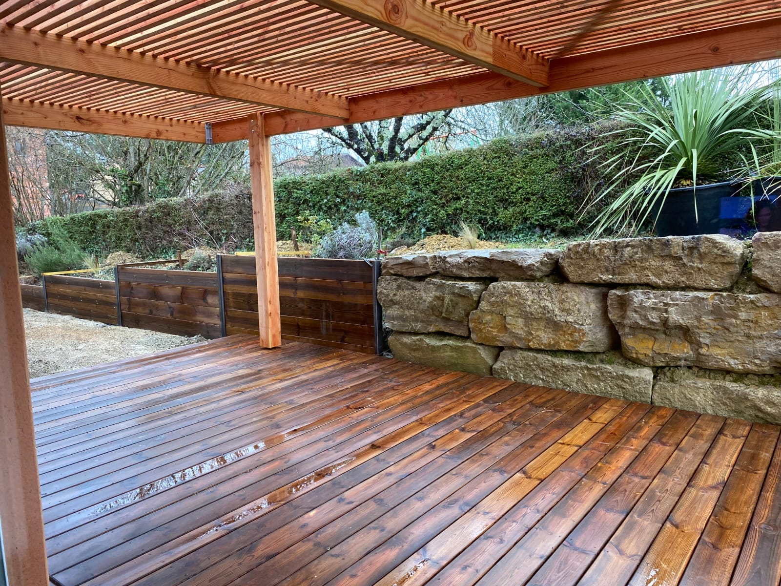 Détail PERGOLA sur mesure
