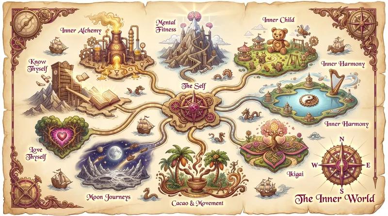 Nine Journeys of Self-Discovery Map