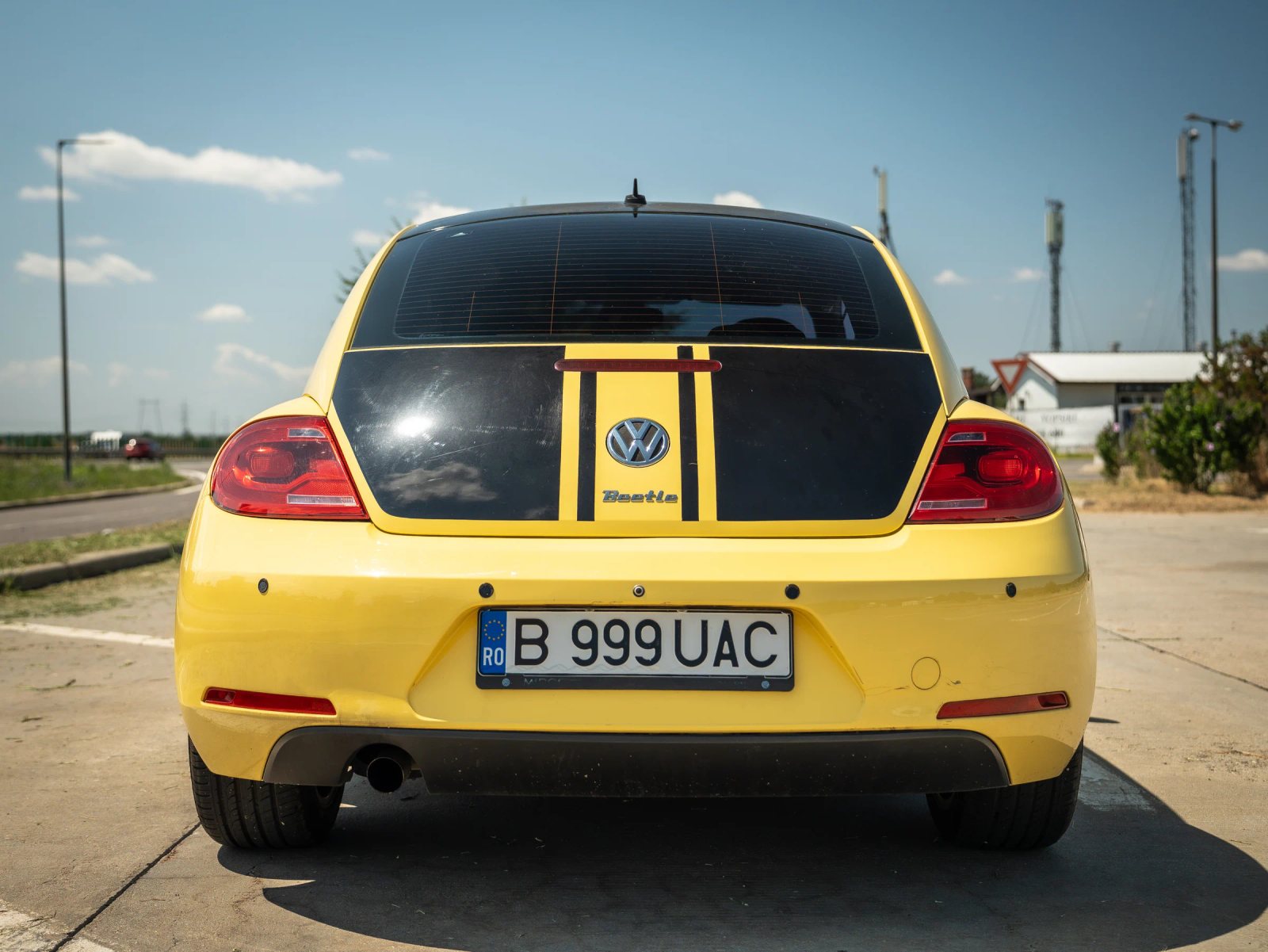Volkswagen Beetle — vedere din spate.