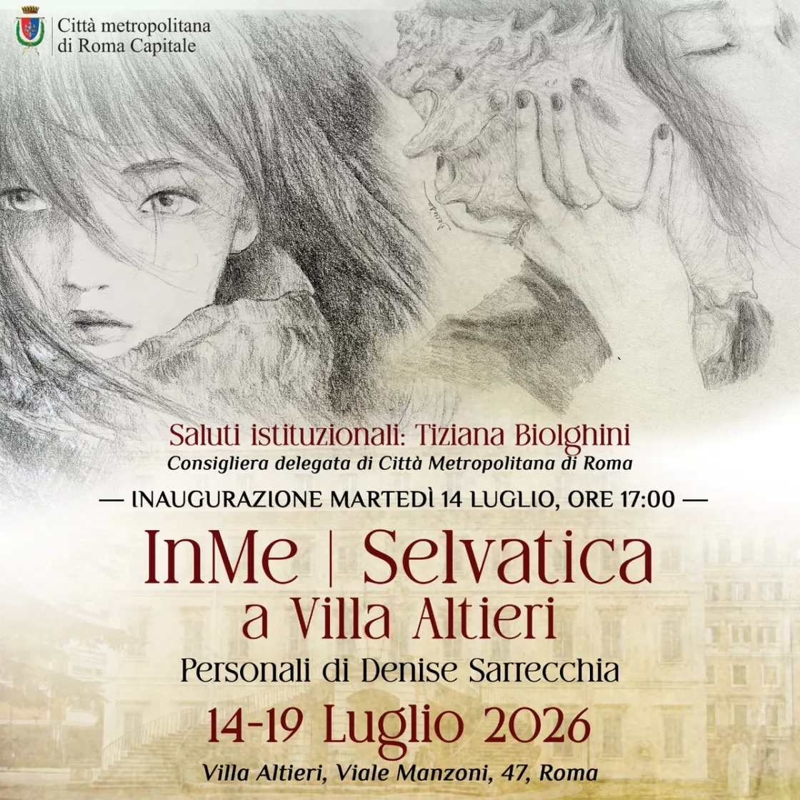 Denise Sarrecchia porta InMe e Selvatica a Villa Altieri: due mostre tra arte, natura e interiorità
