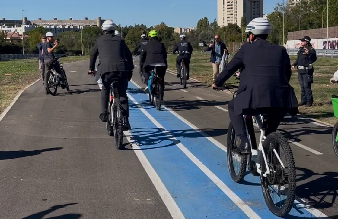L’inaugurazione dell’itinerario ciclabile viadotto dei Presidenti. Foto di Camilla Palladino. 