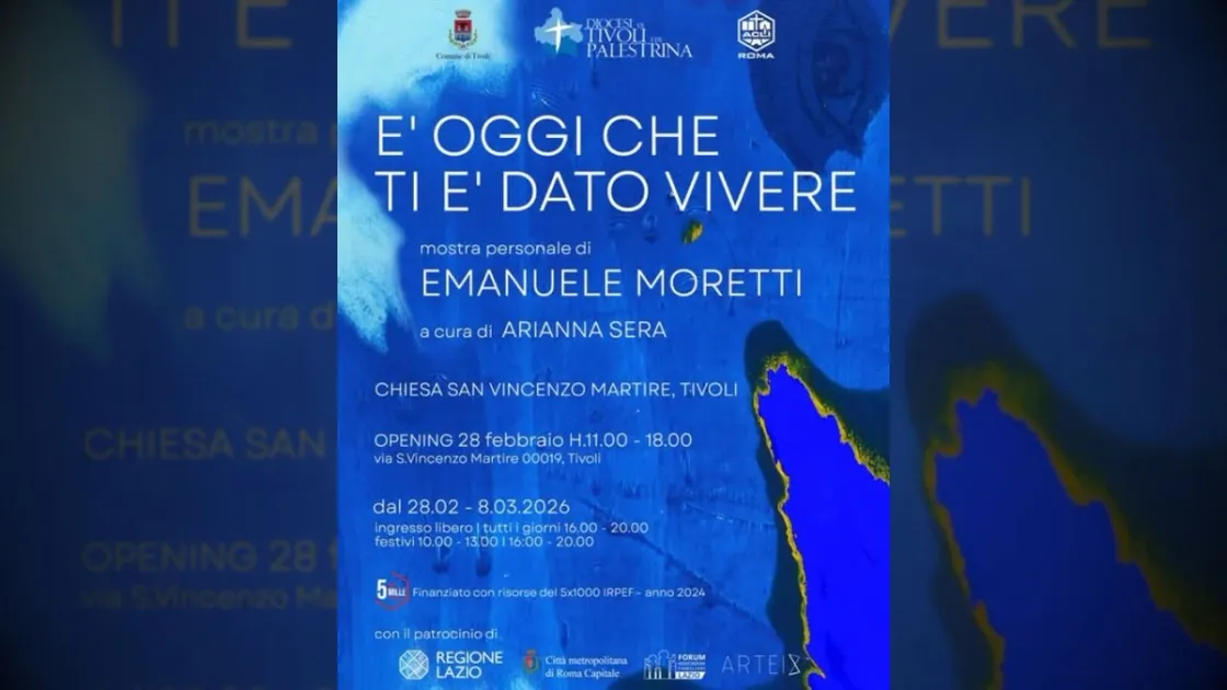 Tivoli, il 28 febbraio inaugura la mostra di Emanuele Moretti sulla Via Crucis contemporanea