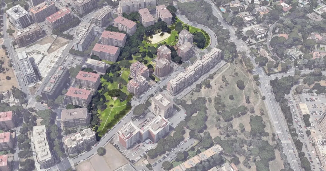 Eur, parte il restyling del Parco Cesare Pavese: nuova piazza, area giochi e 50 alberi