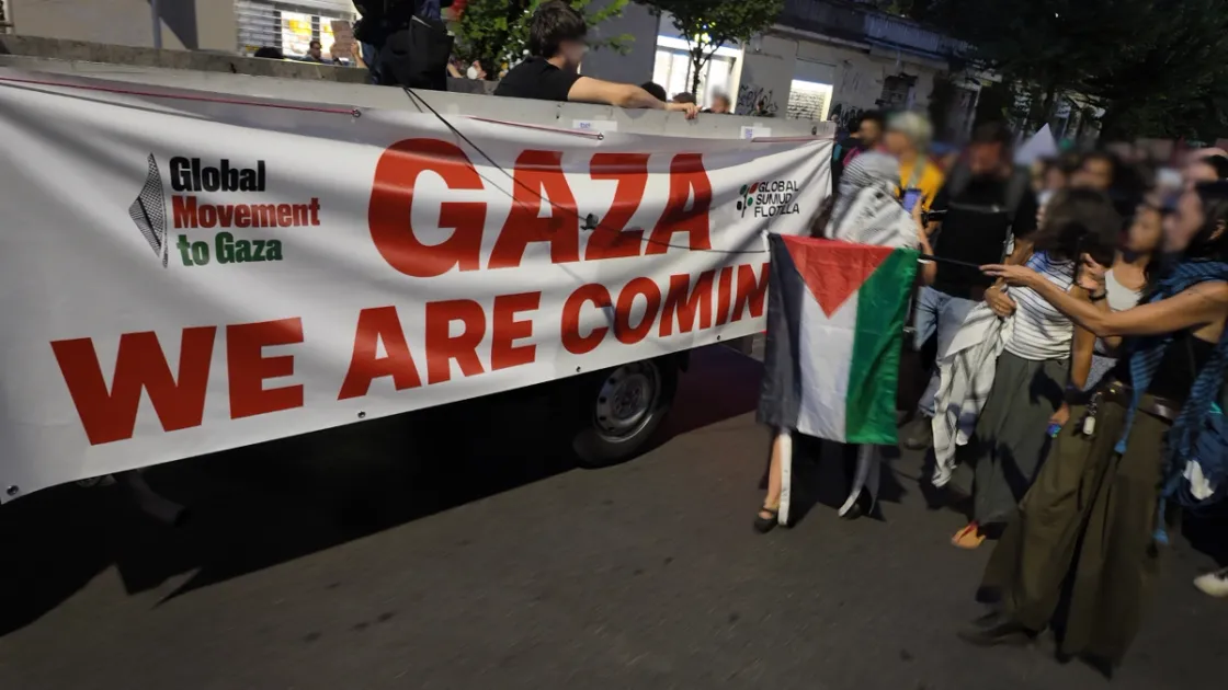 Sciopero per Gaza (Foto d'archivio)