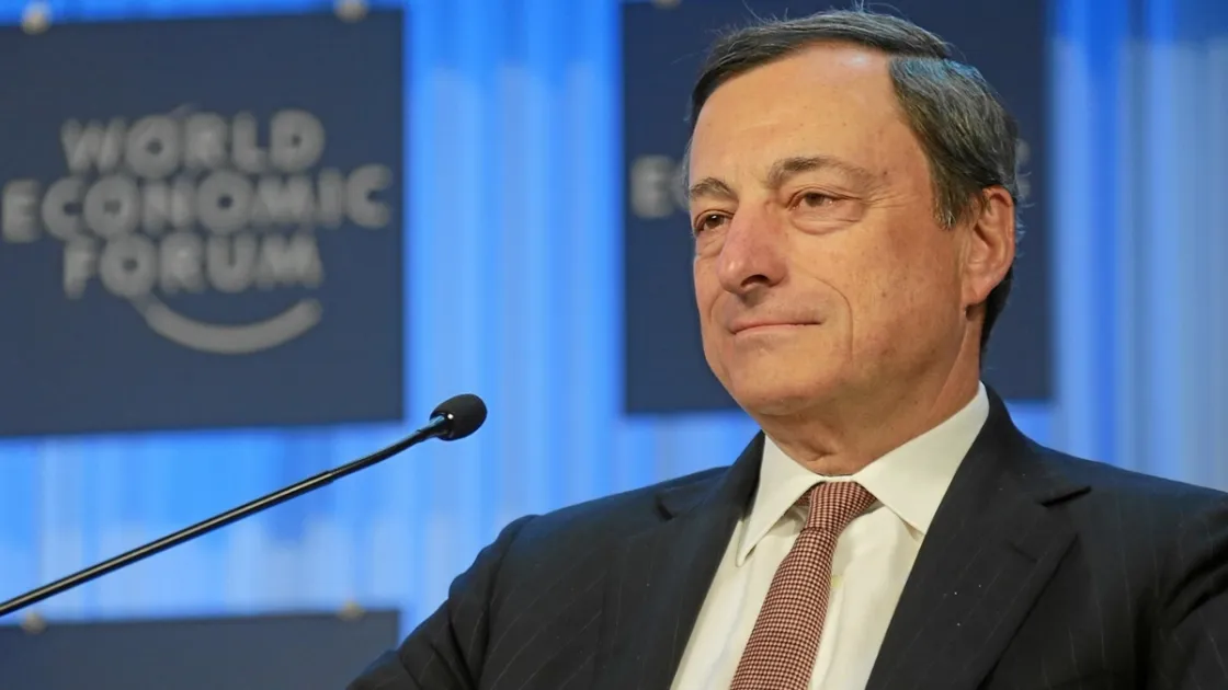 Mario Draghi (foto Remy Steinegger © World Economic Forum/swiss-image.ch)