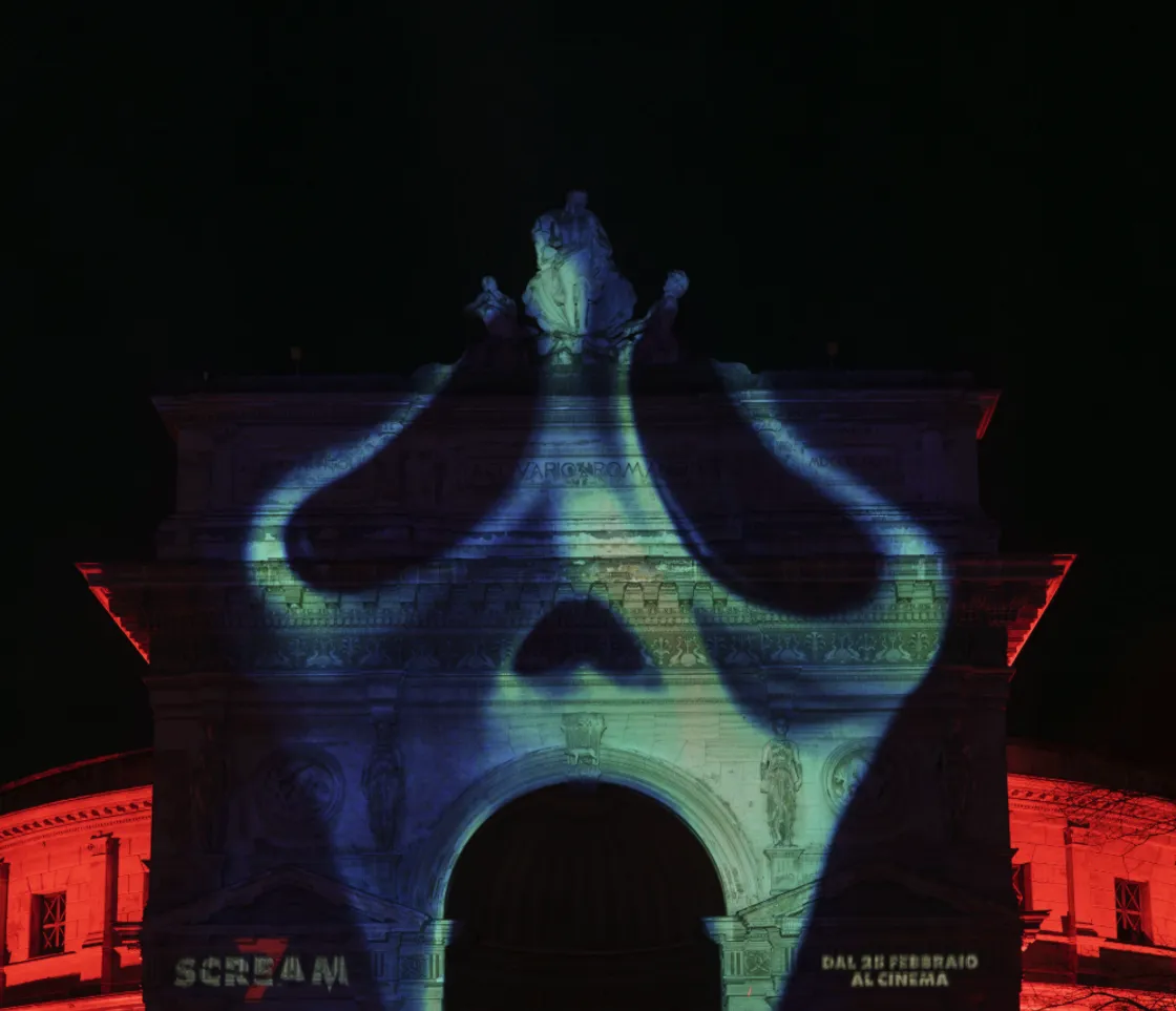 Scream 7 conquista Roma: l’Acquario Romano si trasforma nel regno di Ghostface