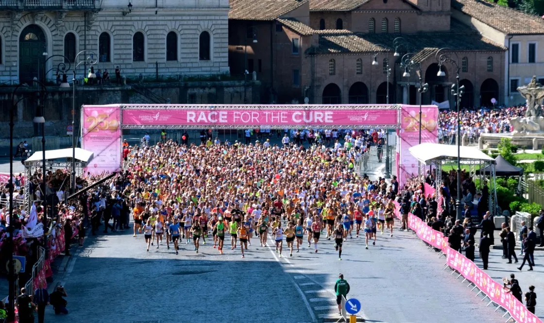 Atac in campo per la Race for the Cure: oltre cento tra dipendenti, pensionati e familiari alla corsa solidale del Circo Massimo