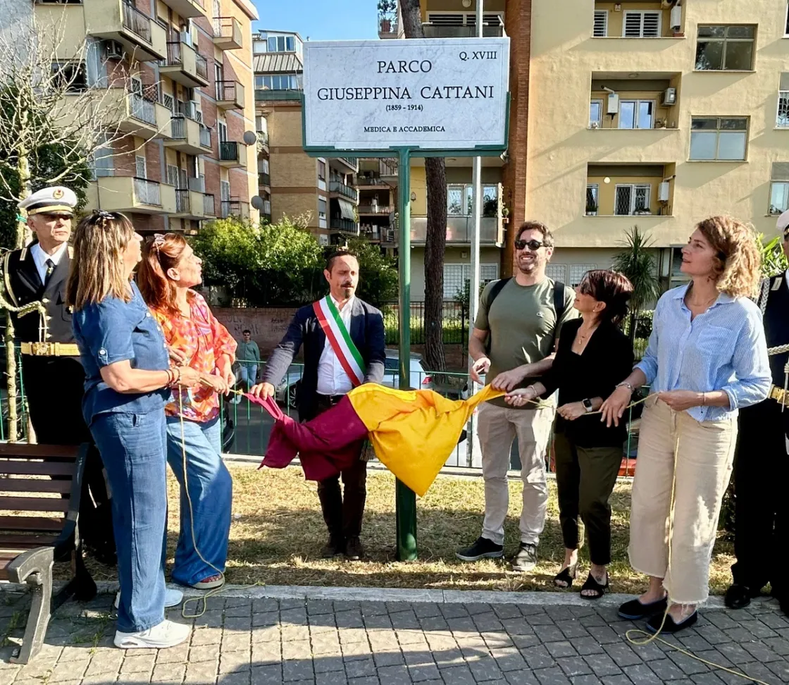 Fleming: il municipio ricorda l'impegno scientifico e sociale di Giuseppina Cattani, intitolato a lei il parco di via Valdagno
