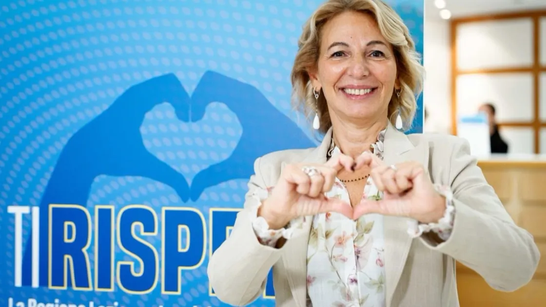 L'assessore regionale Simona Baldassarre per la campagna "Ti Rispetto"