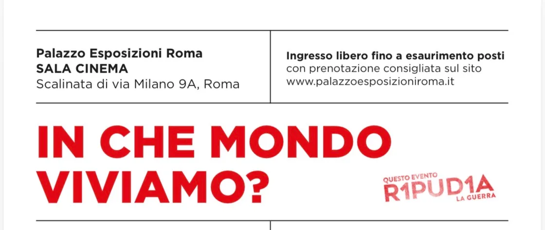 Emergency porta a Roma due incontri su guerra e informazione: a Palazzo Esposizioni il ciclo «In che mondo viviamo?»