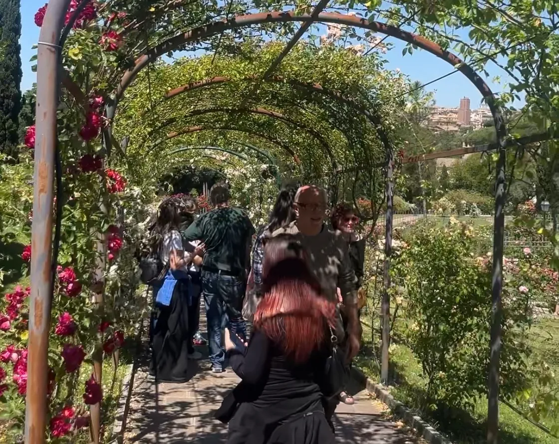 Il roseto dell’Aventino è tra i luoghi più romantici e visitati della primavera romana